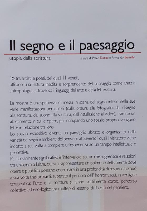 Il segno e il paesaggio Schio 2016 (1)